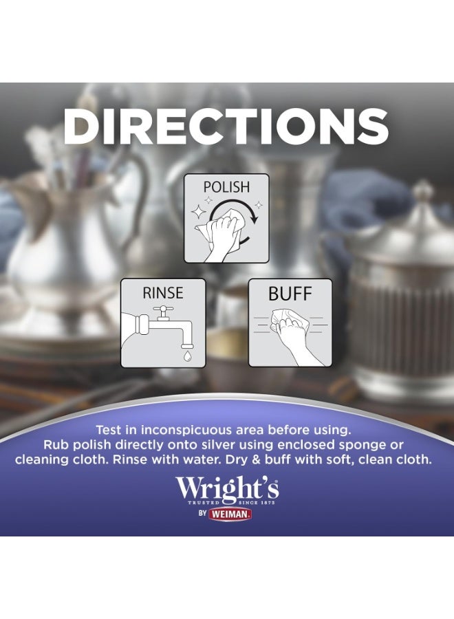 Wright'S Silver Cleaner and Polish Cream 8 Ounce