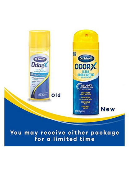 Dr. Scholl's Odor-X Ultra Foot Spray Powder