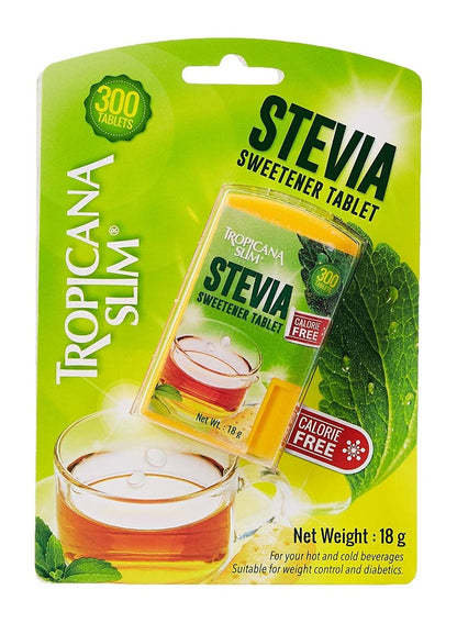 Tropicana Slim Calorie Free Stevia Sweetener 300 Tablets