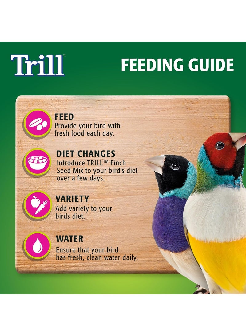 Trill Finch Seed Mix 500g - Premium Bird Food