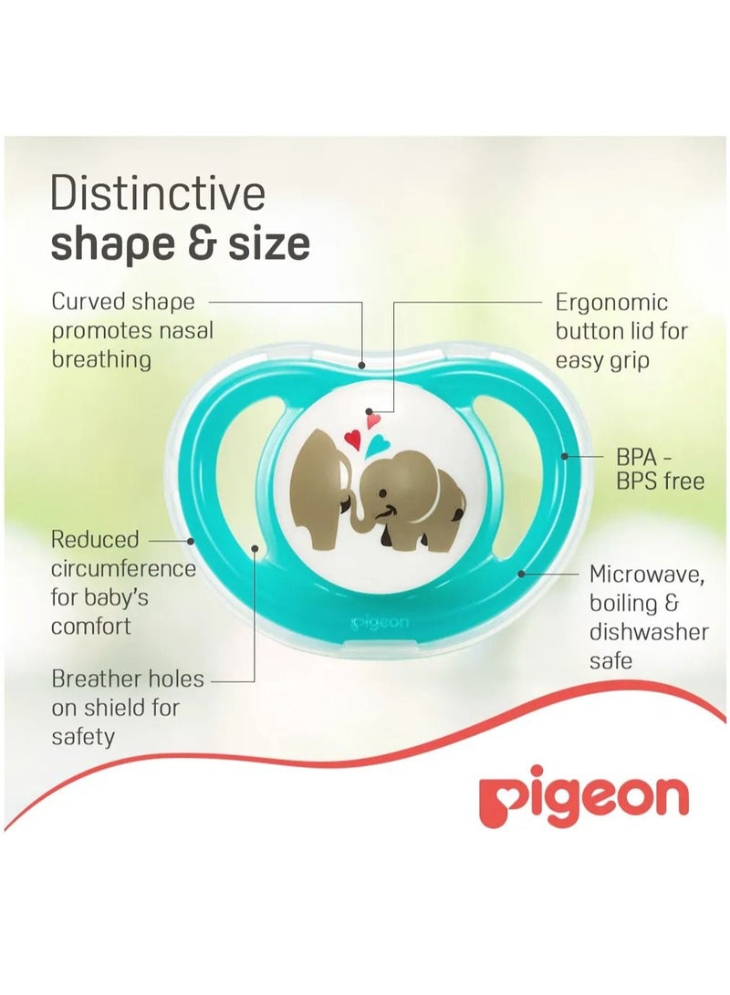Pigeon Mini Light Pacifier M Unisex - Multicolor