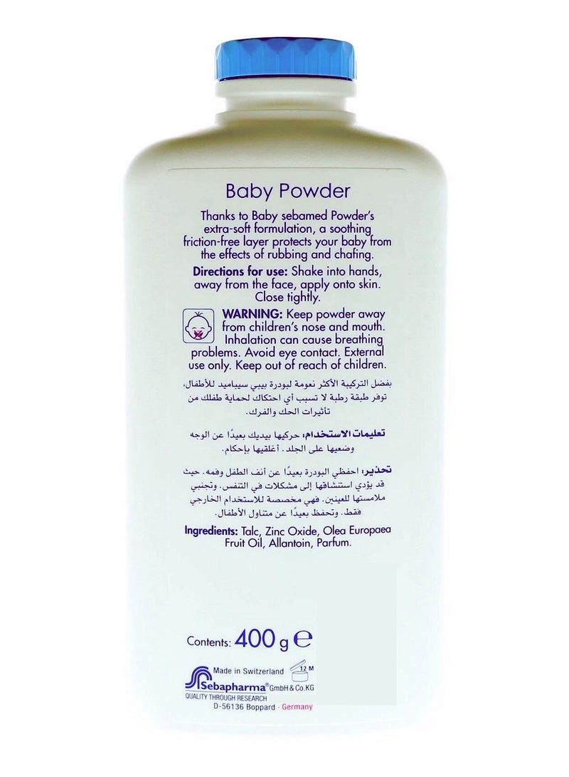 Sebamed Baby Powder With Olive Oil 400 G