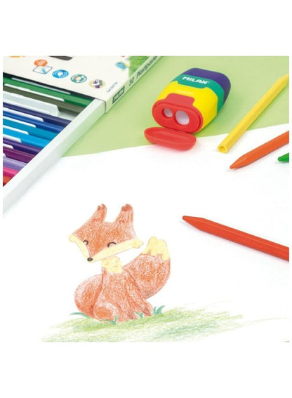 Milan 6 PlasticPastel Triangular Pencils