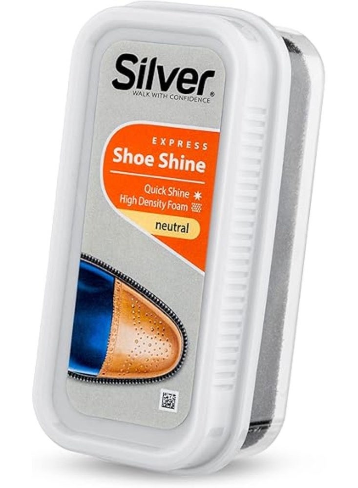 Silver Express Shoe Shine - High Density Foam