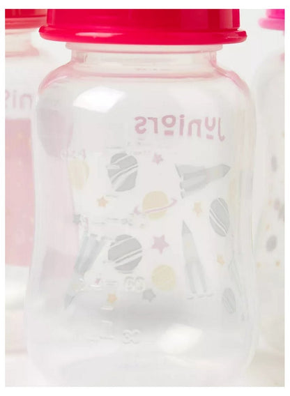 JUNIORS 3 Piece Printed Feeding Bottle Set 120 ml