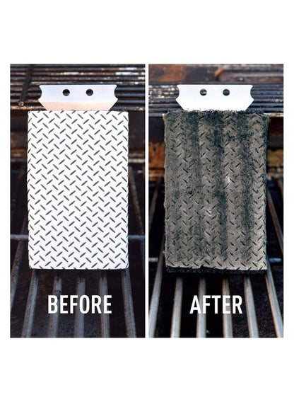 Premium Bristle-Free Grill Cleaner Set by PROUD GRILL