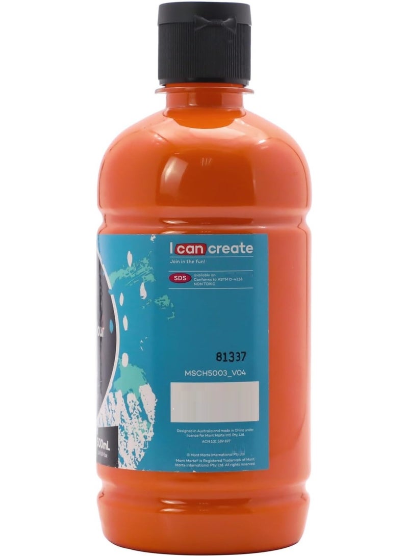 Mont Marte Acrylic Colour 500 ML Orange