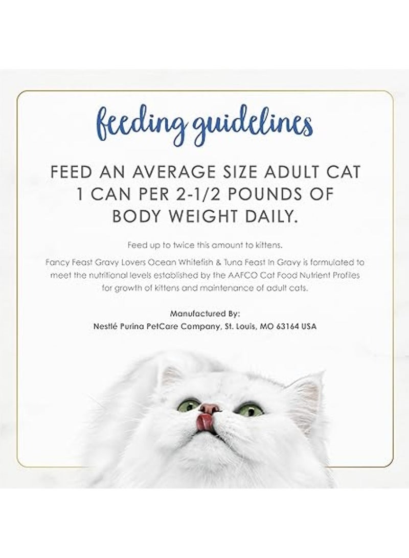 Purina Fancy Feast Ocean Whitefish & Tuna Feast