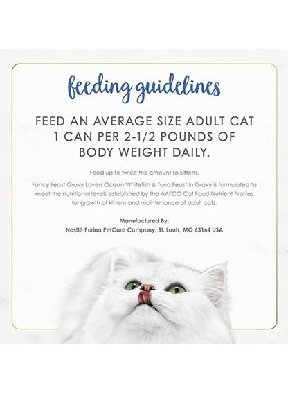 Purina Fancy Feast Ocean Whitefish & Tuna Feast