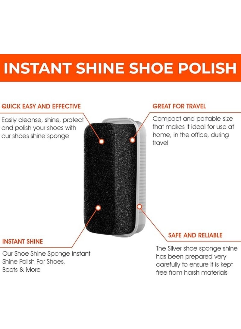 Silver Express Shoe Shine with High Density Foam