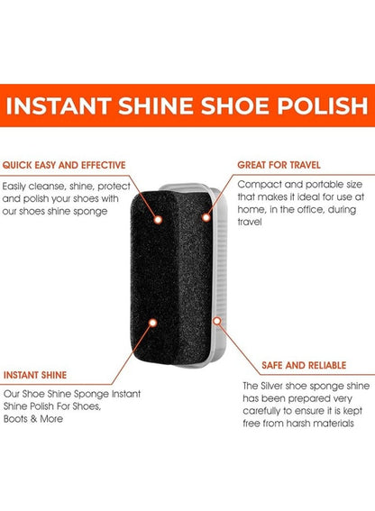 Silver Express Shoe Shine with High Density Foam