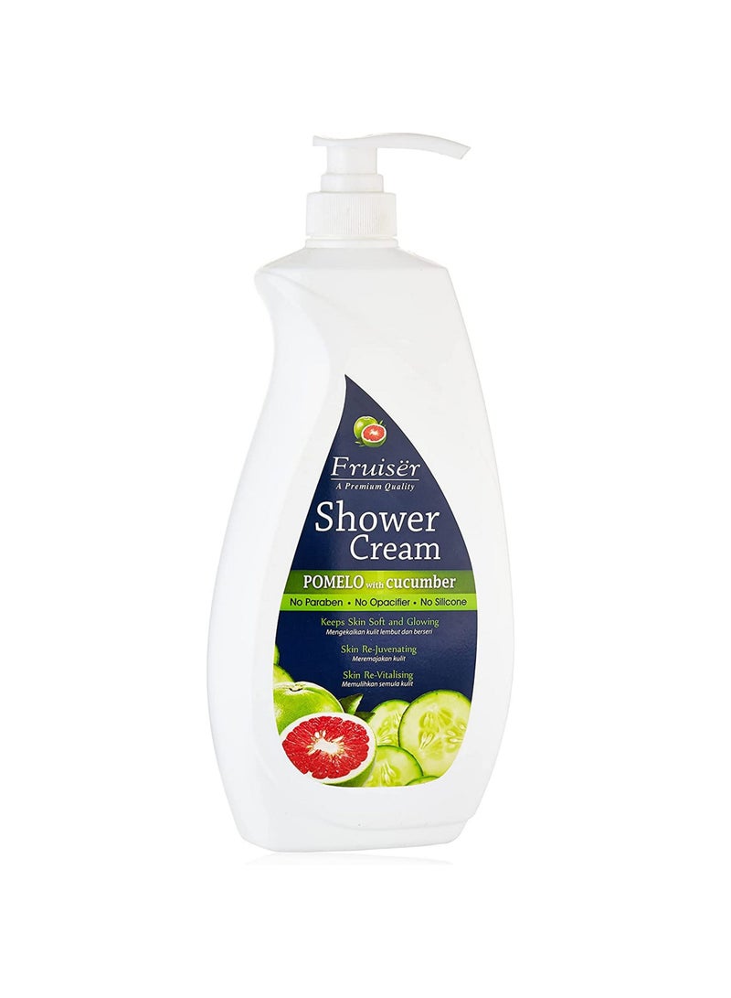Fruiser Shower Cream Pomelo with Cucumber 1000 Ml