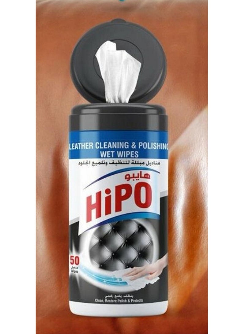 HIPO Leather Cleaning & Polishing Wet Wipes