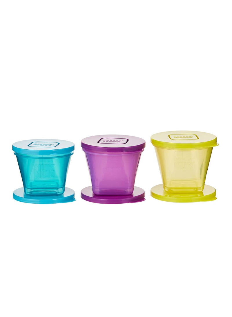 NUK Food Pots Storage Containers Pack of 6