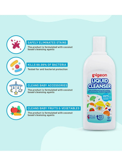 Pigeon Liquid Cleanser for Baby Accessories 450 ML