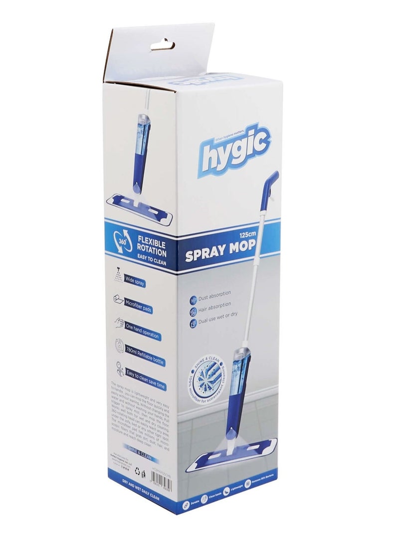 Hygic 125 Cm Spray Mop for Effortless Cleaning