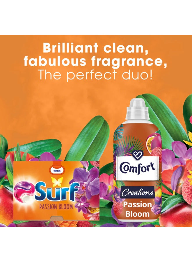 3-in-1 passion, 3-in-1 passion bloom, bloom washing, bloom washing capsules, cold wash, cool dry, dermatologically tested, laundry detergent, note keep, passion bloom, passion bloom washing, stain removal, surf, washing capsules, wear key