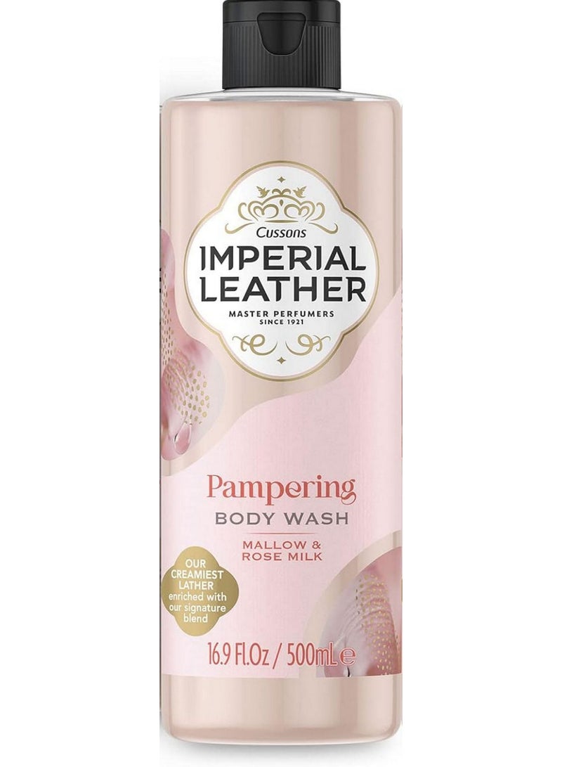 Cussons Pampering Shower Gel Mallow & Rose Milk