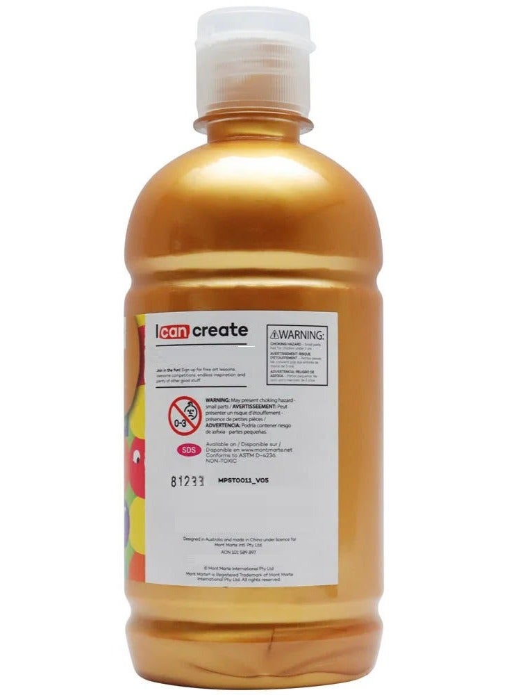 Mont Marte Poster Paint 500 ML Gold
