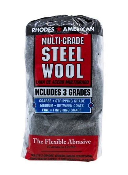 RHODES AMERICAN Assorted Grades Steel Wool Pads