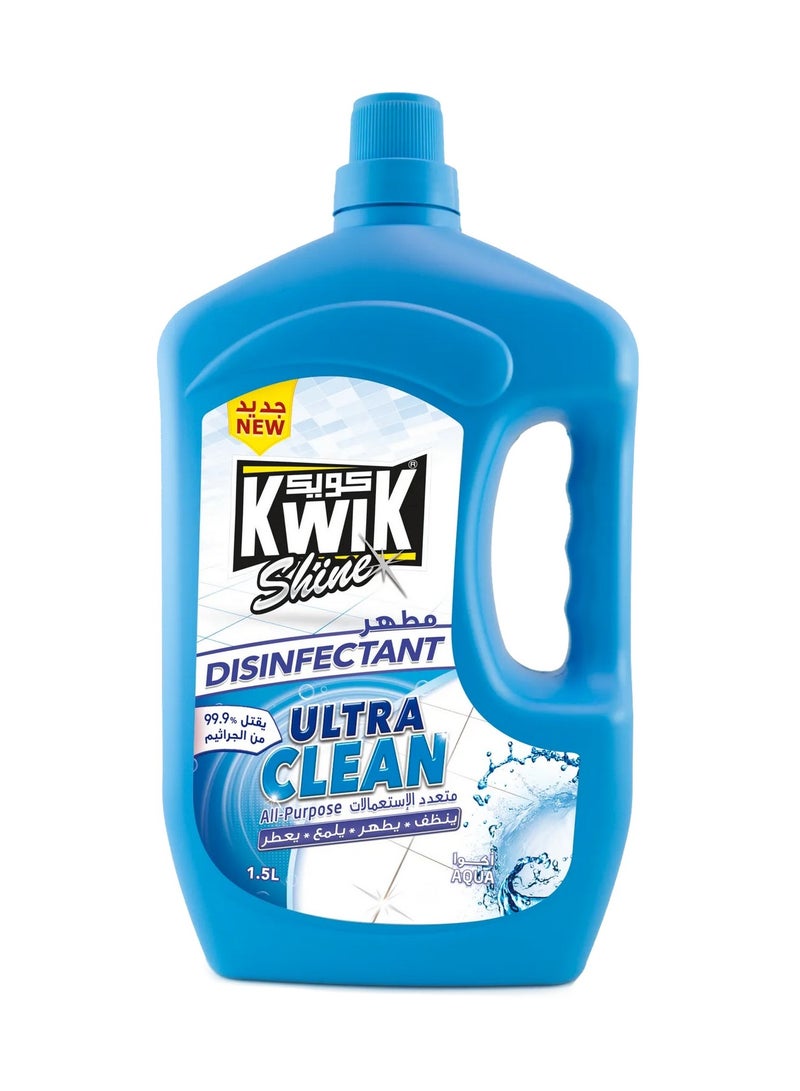 Kwik All Purpose Ultra Clean Aqua Disinfectant 1.5L