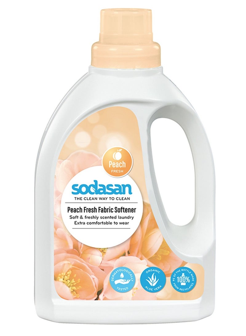 Sodasan 100% Natural Peach Fresh Fabric Softener 750 ML