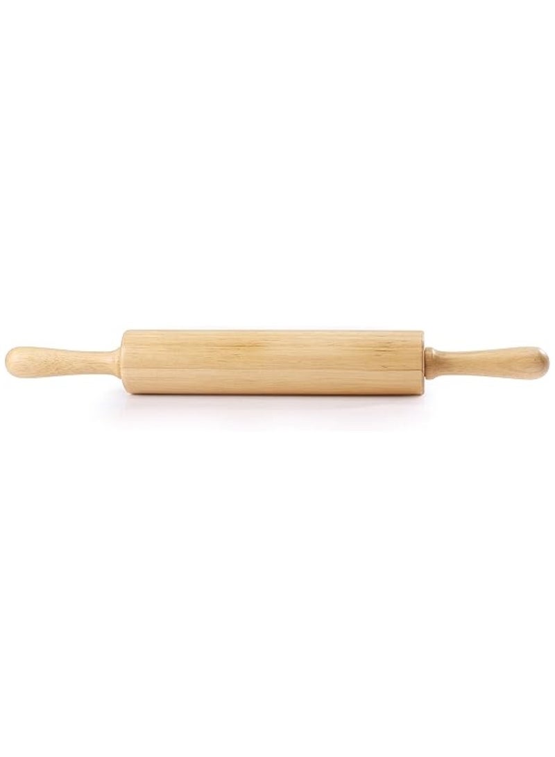 BILLI Wooden Rolling Pin 12 Inch - Premium Kitchen Tool