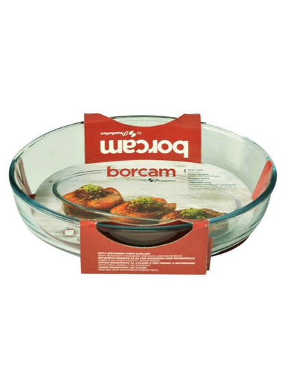 Borcam Glass Baking Oval Dish - Premium Bakeware