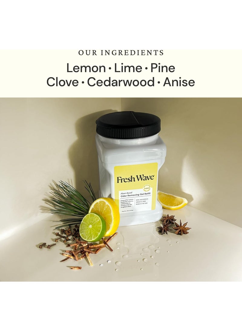 Fresh Wave Lemon Scent Odor Gel Refill