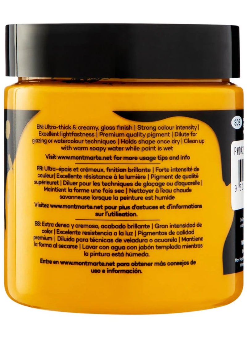 Mont Marte Dimension Acrylic 250ML Yellow Ochre