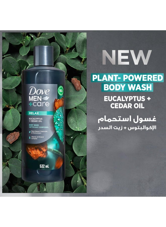 DOVE MEN +Care Body Wash Relax - Eucalyptus & Cedar