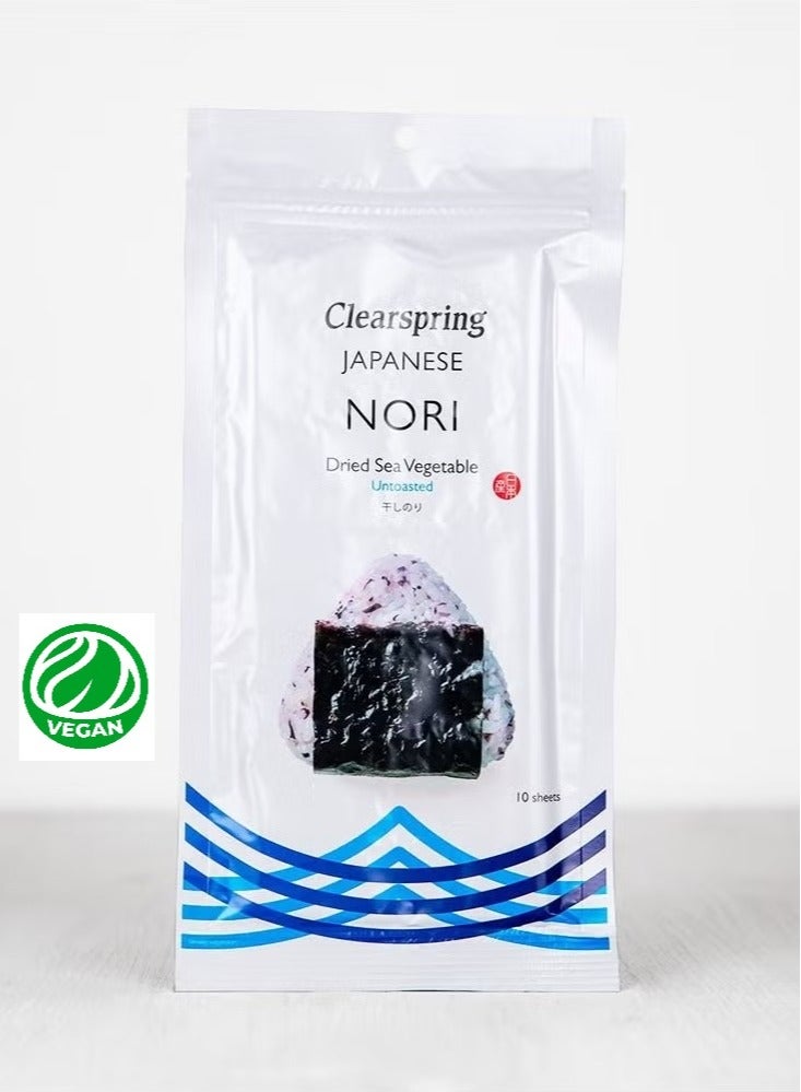 Premium Untoasted Nori Sheets - Clearspring