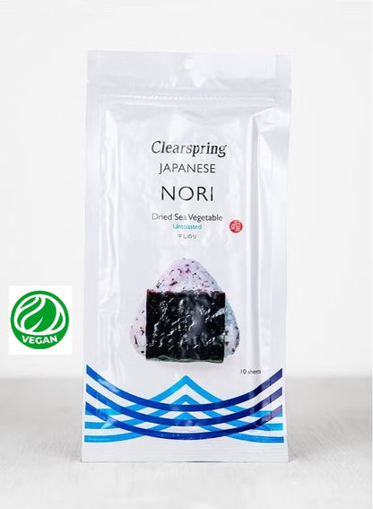 Premium Untoasted Nori Sheets - Clearspring