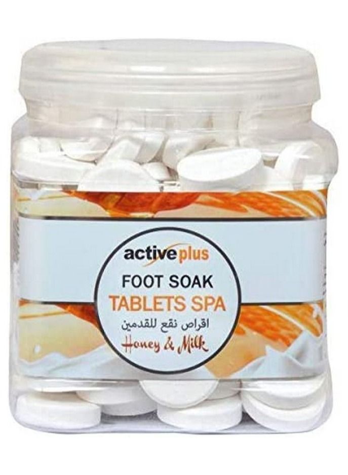 Active Plus Foot Soak Tablets Spa Honey and Milk