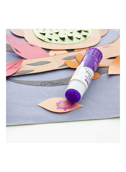 Bazic Washable Disappearing Purple Glue Stick 42g