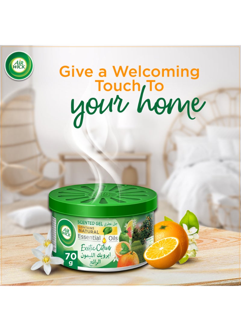 Air Wick Citrus Scented Gel Freshener 70g
