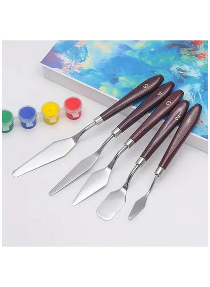 Stainless Steel Palette Knives Set - Generic