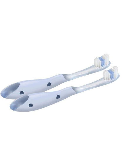 Toddler Toothbrush 2 Pack White - The FIRST Years