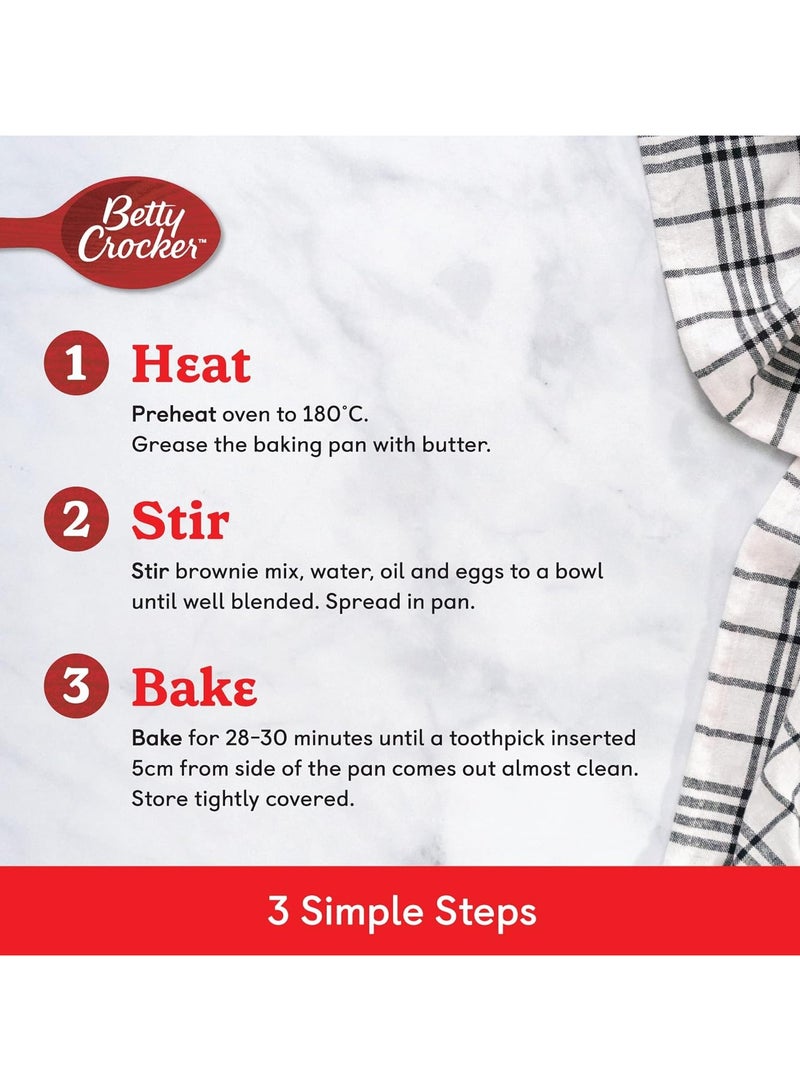 Betty Crocker Dark Chocolate Fudge Brownie 500 G