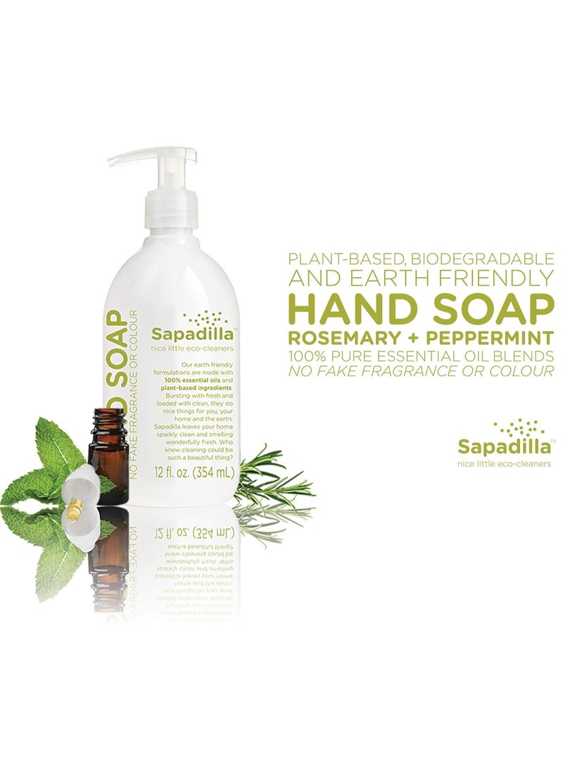 Sapadilla Hand Soap Rosemary & Peppermint 354 ML