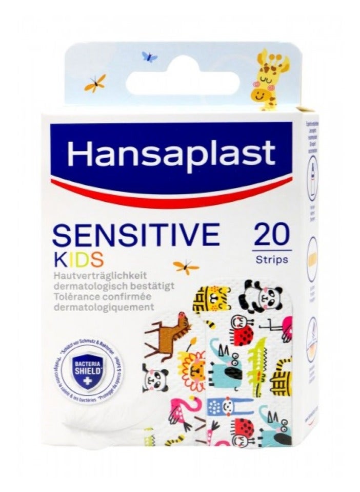 Hansaplast Sensitive Kids Plasters - 20 Assorted Strips