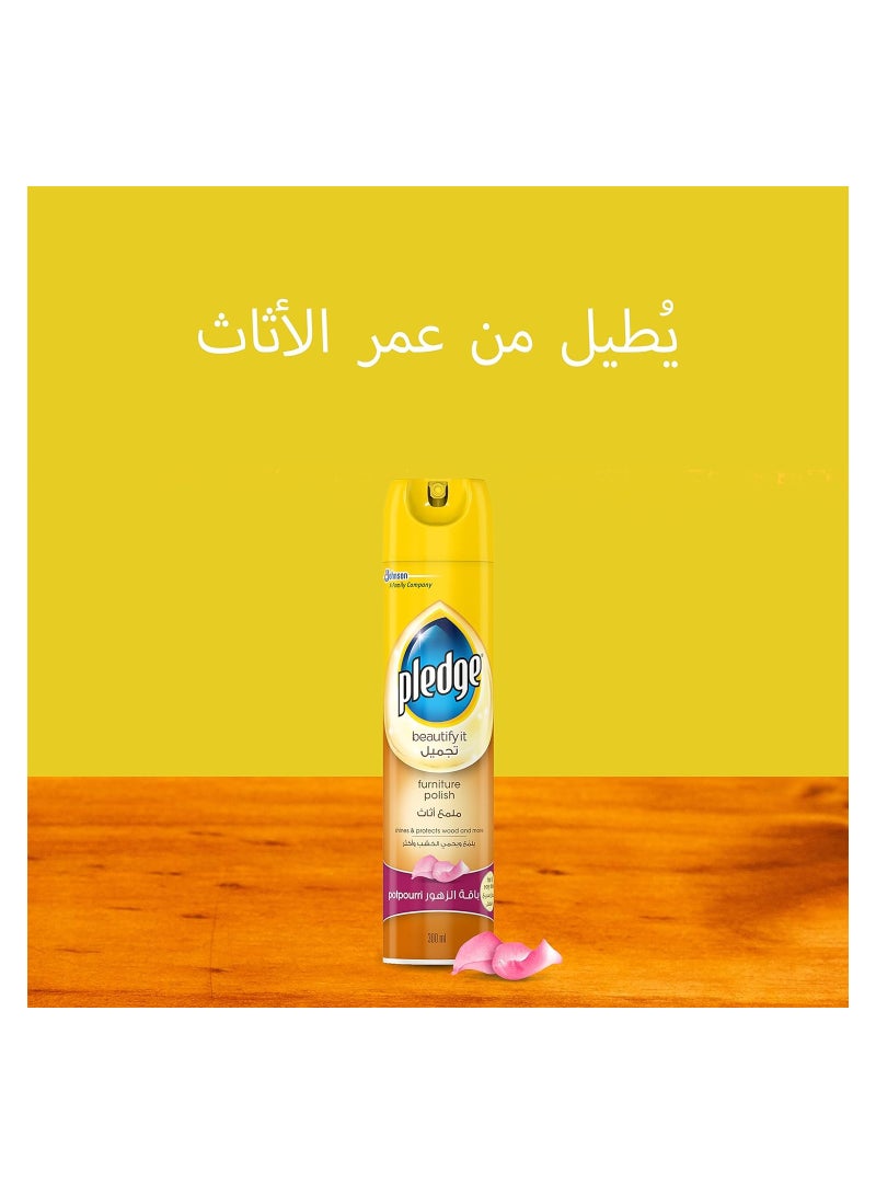 Pledge Beautify It Furniture Polish Spray 300 ML