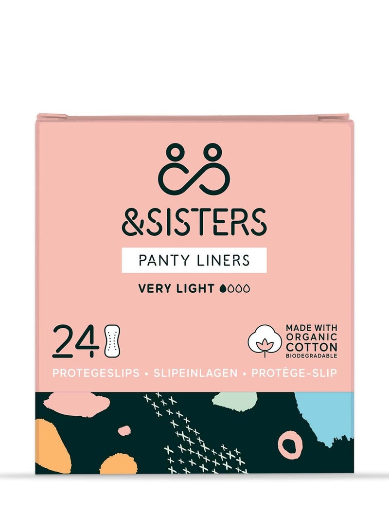 Ultra Light Organic Cotton Panty Liners &SISTERS