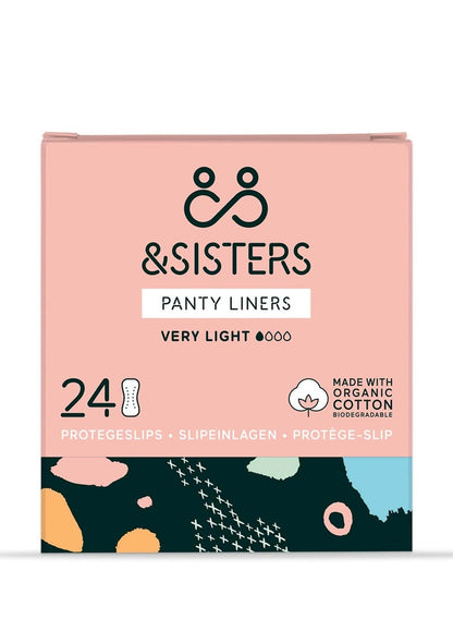 Ultra Light Organic Cotton Panty Liners &SISTERS