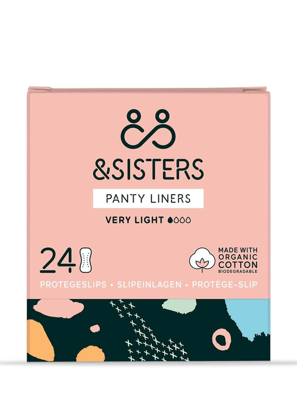 Ultra Light Organic Cotton Panty Liners &SISTERS