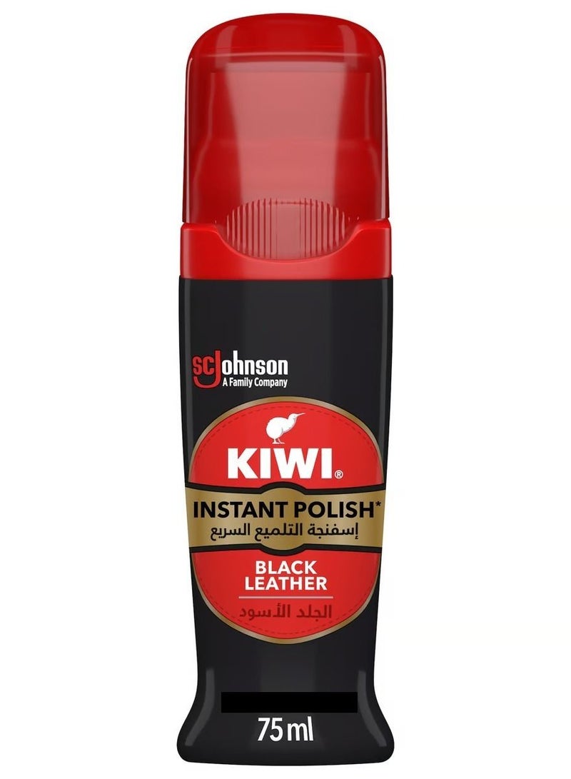 Kiwi Liquid Shoe Polish 75 Ml Black