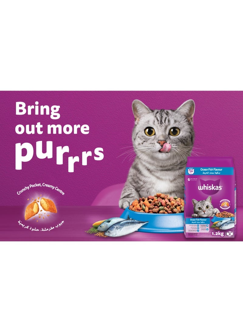 Whiskas Ocean Fish Dry Cat Food 480g