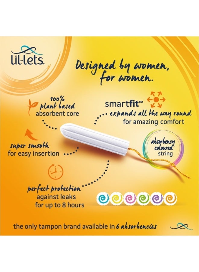 Lil-Lets Smartfit Non-Applicator Tampons 16 Pack