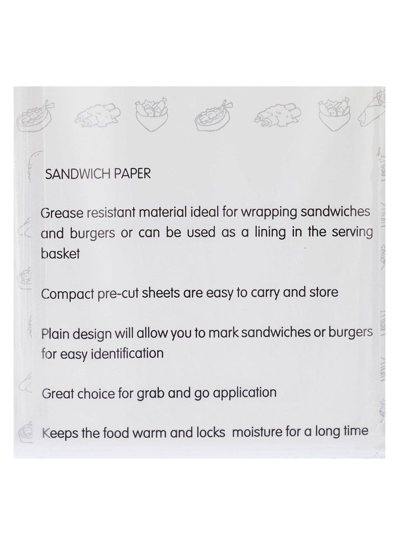 Hotpack Sandwich Paper Wrap 800 Sheets