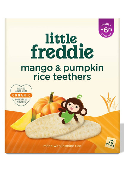 Little Freddie Organic Mango & Pumpkin Rice Teethers